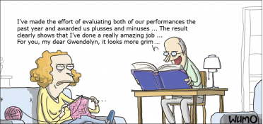 I've evaluated our year performance!