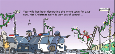 Christmas spirit out of control