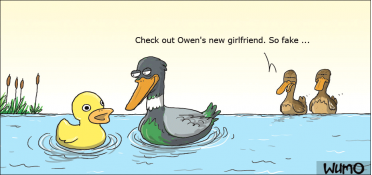 Fake new girlfriend