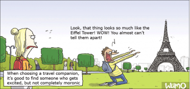 Finding a balance between excited and moronic